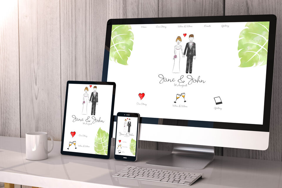 Adobe Stock - Photo d'illustration - Les mariages ont repris de plus belle en 2022. Et pour les futurs époux, il s'agit d'arriver à s'organiser et à bien communiquer les informations à leurs  invités. Pour cette raison, nombre d'entre eux ont décidé de créer leur site internet dédié à leur union.