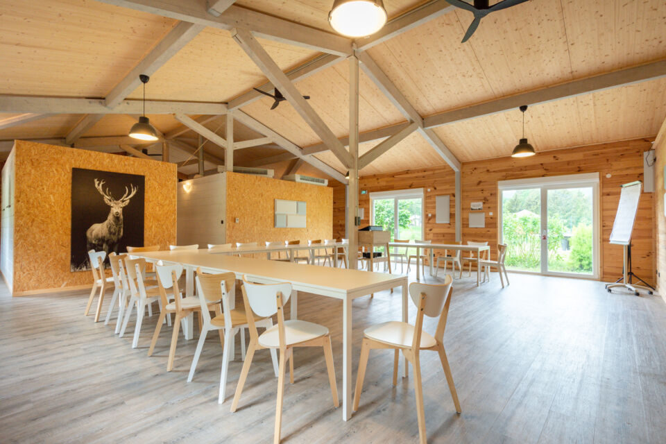 ABC Salles - Le camping Osenbach Sport and Nature Spirit vous ouvreses portes au cœur d'un parc arboré et verdoyant de 3 hectares pour l'organisation de vos réunions d’entreprise, team-building et week-end ludique entre collègues.