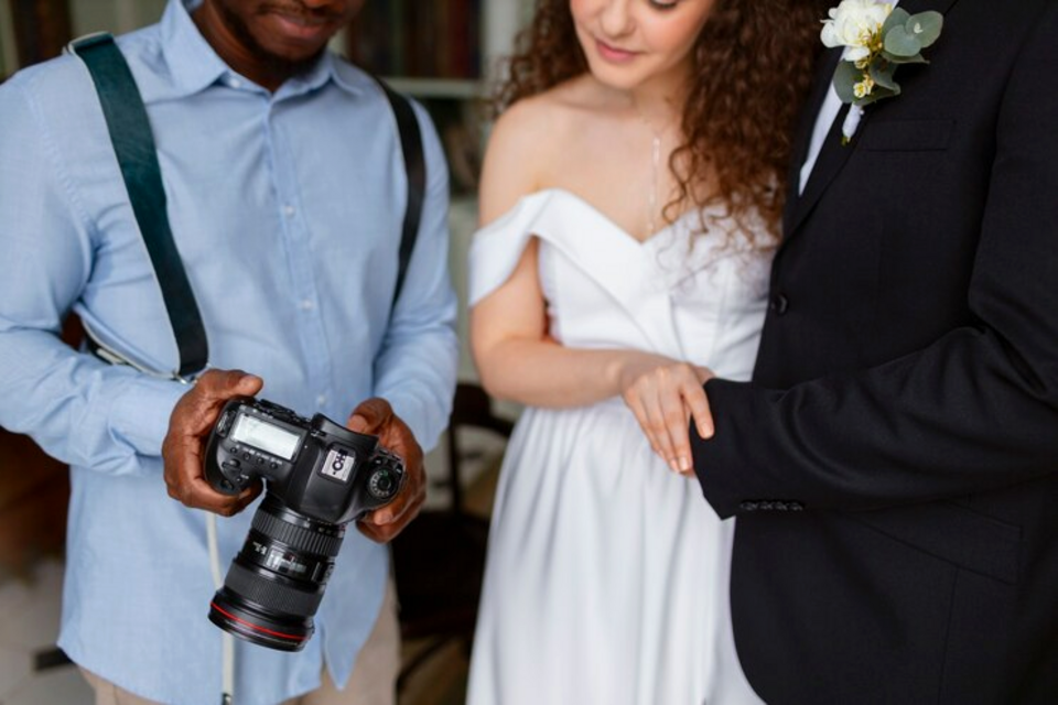 Freepik - Photo d'illustration - La capture de photographie est un incontournable des mariages. Une activité nécessaire aux souvenirs qu'il convient de de programmer avec précision pour ne pas créer de temps mort.