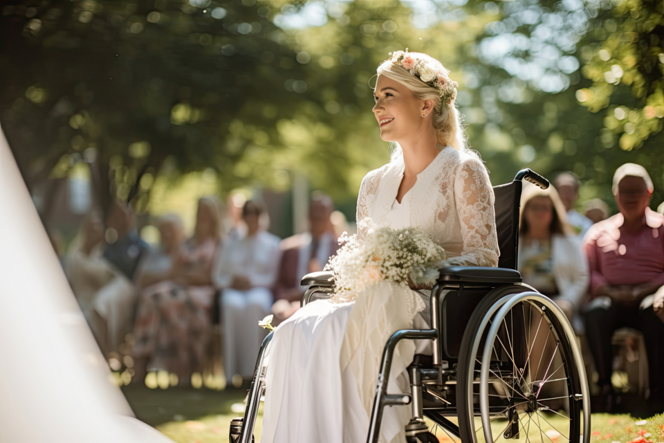 Adobe Stock - Photo d'illustration - Être une mariée en situation de handicap le jour de son mariage est, certes, un défi... mais c'est aussi une jolie façon de montrer que l'amour n'a pas de barrières.