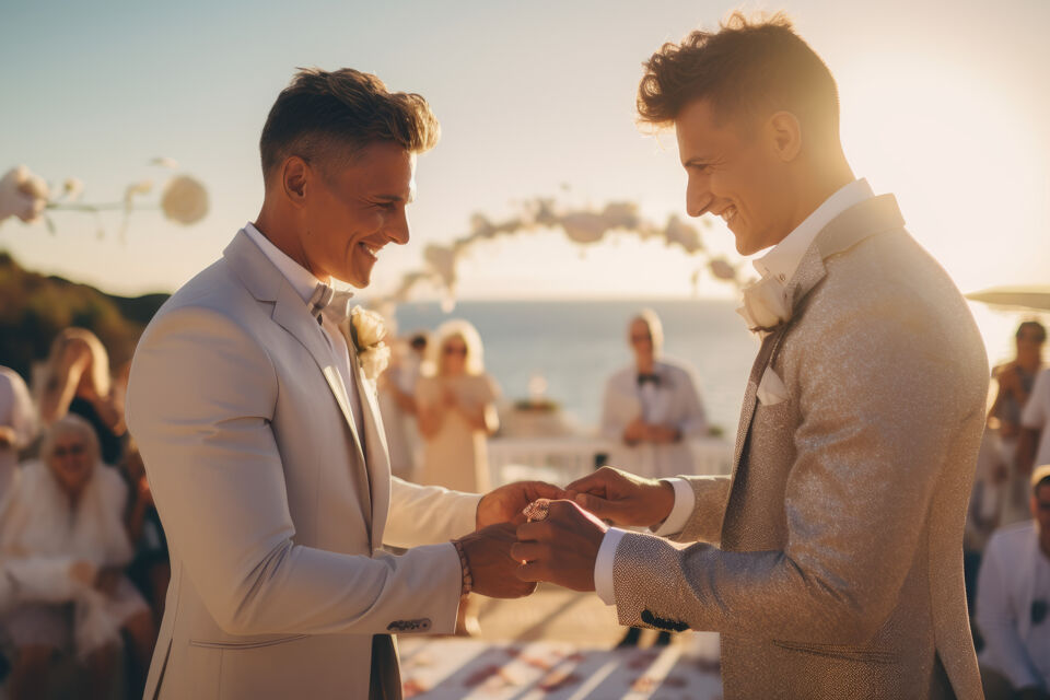 Adobe Stock - Photo d'illustration - Le 5 juin 2024 marque le vingtième anniversaire du premier mariage homosexuel en France, un événement historique qui, entre scandales et évolution des mœurs, a amorcé un véritable virage sociétal.