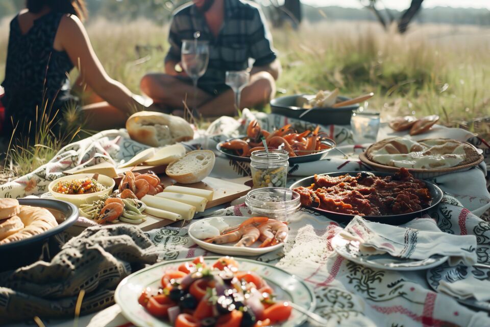 Freepik - Photo d'illustration - Partager un repas de fête assis, tendance en vogue en occident, est coutumier ailleurs dans le monde. Une pratique qui, par ailleurs, serait bénéfique pour la santé.