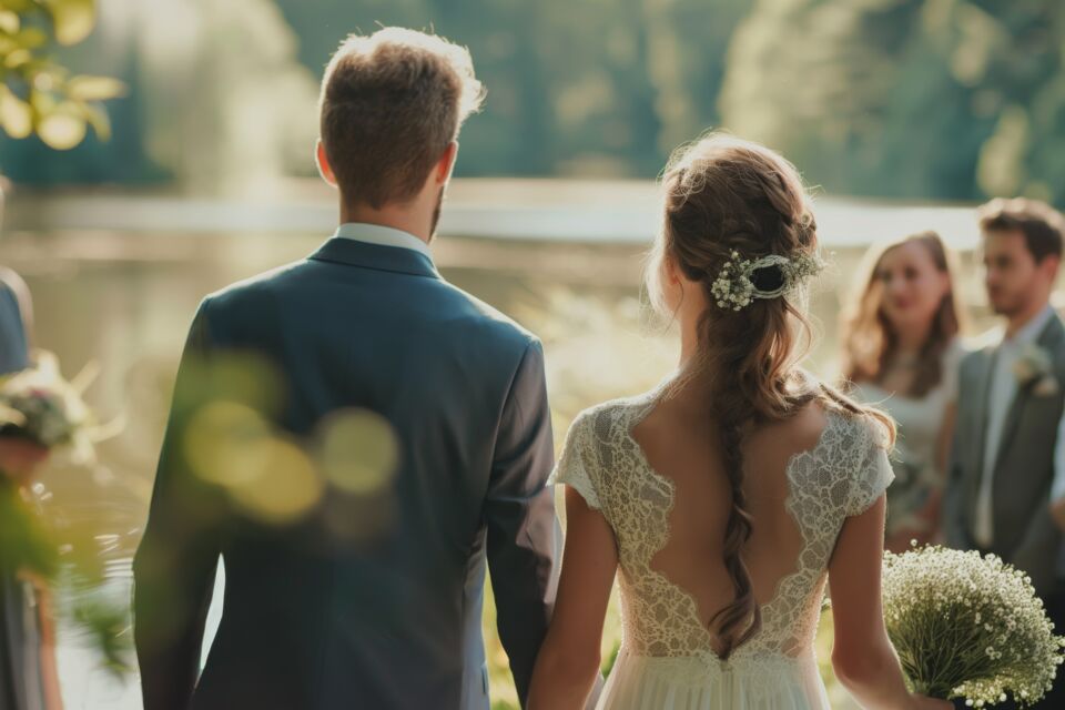 Adobe Stock - Photo d'illustration - Jeune couple de mariée s'apprêtant à s'unir lors d'une cérémonie civile. Bien que rare, l'opposition à un mariage peut gâcher une union très attendue. Pour cette raison, il est cruciale de bien se renseigner en amont afin d'éviter tout mauvaise surprise.