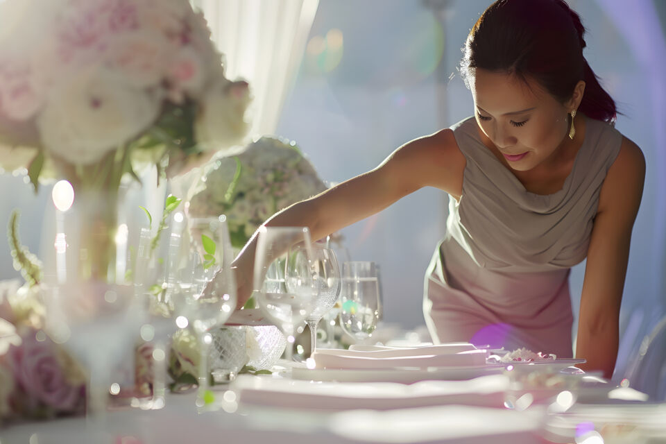 Adobe Stock - Photo d'illustration - Savoir dresser une table de fête avec élégance est un savoir-faire de plus en plus prisé par celles et ceux qui souhaitent recevoir leurs hôtes avec style.