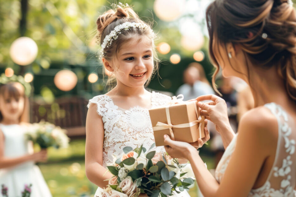 Adobe Stock - Photo d'illustration - Offrir des cadeaux de mariage aux enfants est une belle façon de les inclure dans la célébration et de s’assurer qu’ils passent un moment agréable
