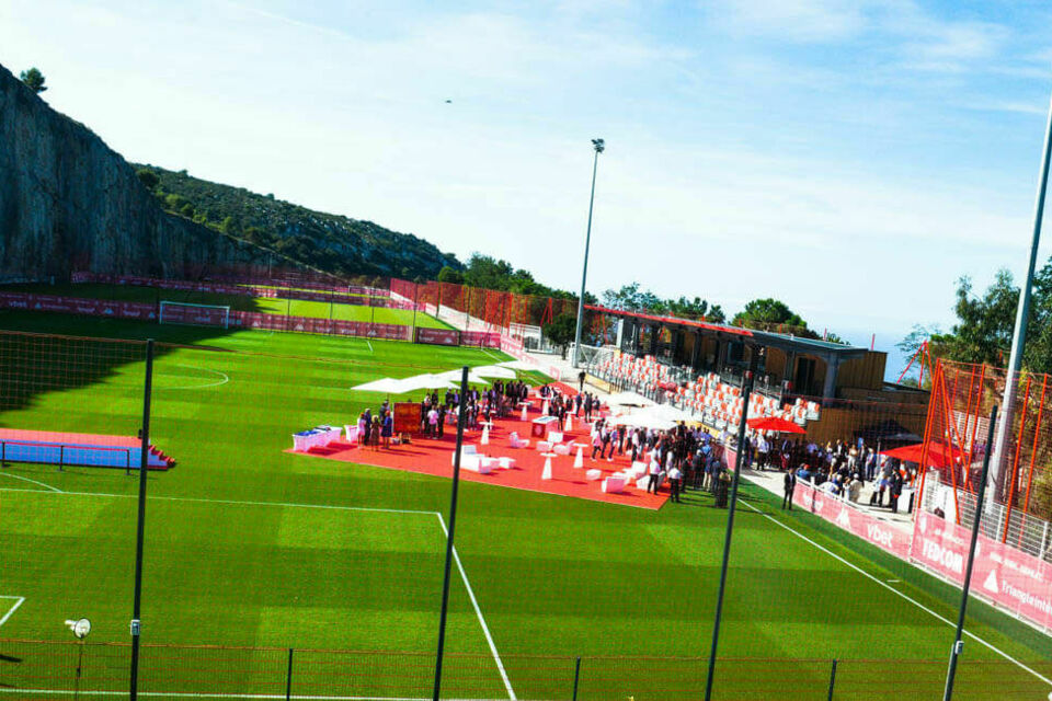 ABC Salles - Droits Réservés - Centre de Performance AS Monaco, complexe sportif et base de loisirs situé à la Turbie, accueille tous vos événements sportifs le temps d’un team building ou tout autre rassemblement d’équipes. 