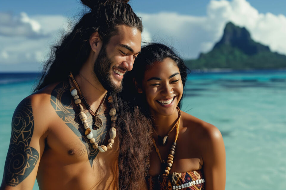 Adobe Stock - Photo d'illustration - Les mariées samoanes sont ornées de tatouages traditionnels, appelés malu, qui témoignent de leur statut, de leur pureté, et de leur dignité au sein de la communauté