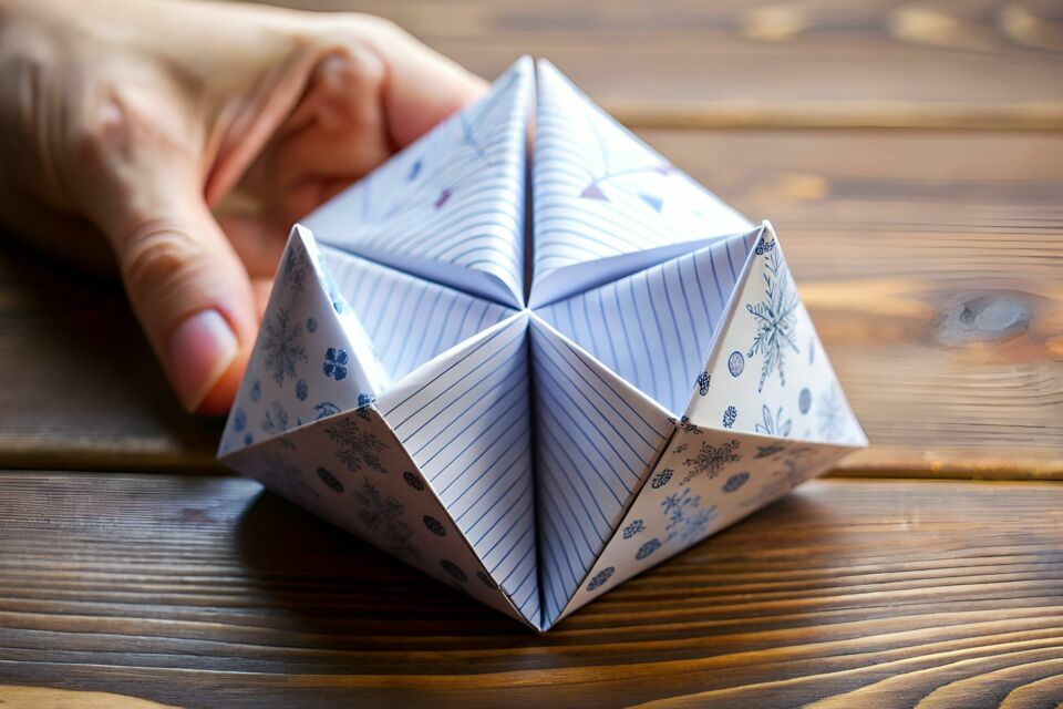 Adobe Stock - photo d'illustration - Autrefois simple jeu de cour de récréation, la cocotte en papier se réinvente aujourd'hui en accessoire ludique et élégant, apportant une touche d'originalité et de créativité à nos événements festifs.