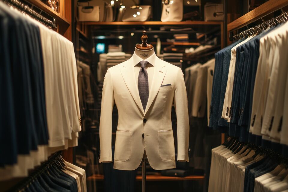 Adobe Stock - Photo d'illustration - Porter un smoking blanc immaculé pour son mariage est un symbole d’audace et de sophistication. Un vêtement qui attire tous les regards et confère une aura de grandeur à celui qui le porte.