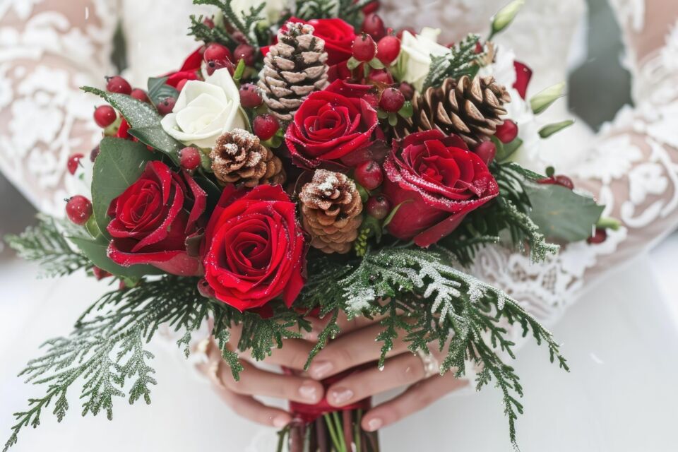 Adobe Stock - Photo d'illustration - Ultra féérique, un mariage hivernal sous la neige laissera à vos invités un souvenir impérissable, où chaque moment sera empreint de grâce et de magie de l'hiver.