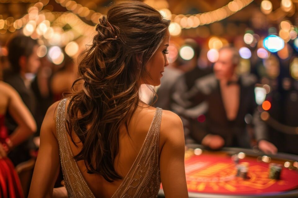 Luxueuse, festive mais aussi glamour et envoûtante, la décoration pour un mariage sur le thème Casino transformera votre réception de mariage en une expérience unique, où chaque détail brillera de mille feux ! 