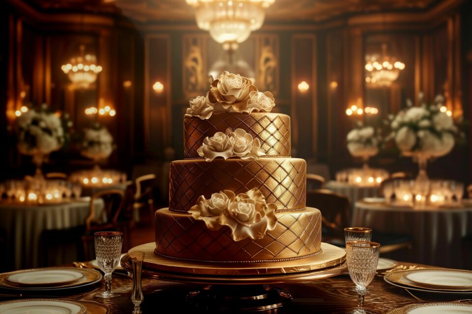 Adobe Stock - Photo d'illustration - Rappelant les années 20, le thème de mariage Art déco est idéal pour les couples en quête d'une réception luxueuse, glamour et raffinée.