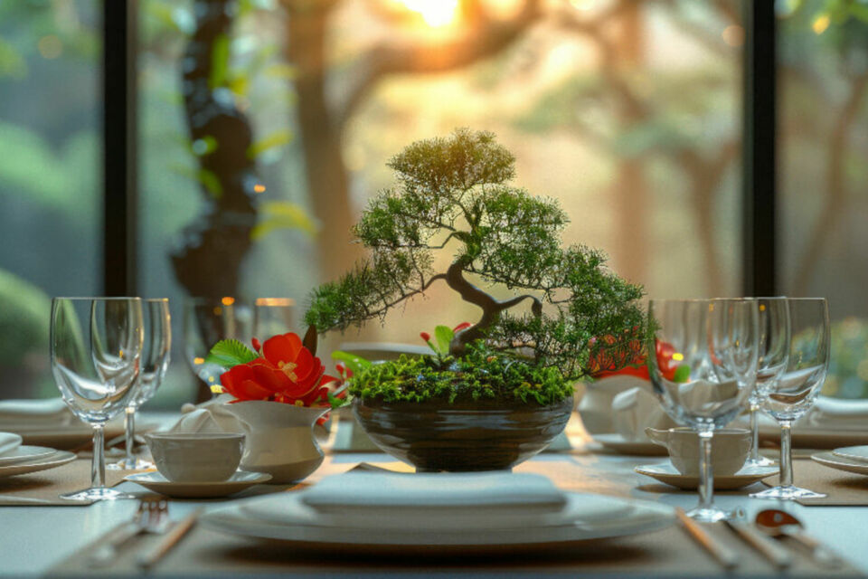 Adobe Stock - Photo d'illustration - Un mariage répondant au thème zen minimaliste implique une décoration épurée et invite les convives à partager un moment de paix et d'harmonie, célébrant l'union dans un cadre intime et apaisant.