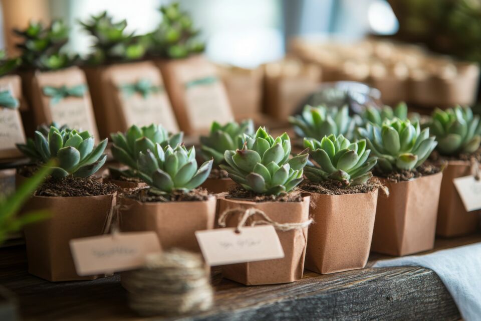 Adobe Stock -  Photo d'illustration -  Les cadeaux à planter, qu'il s'agisse de fleurs ou de graines, sont des faveurs de mariage parmi les plus durables.