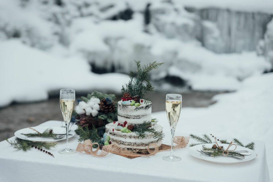 Adobe Stock - Photo d'illustration - L’essentiel, pour un repas de mariage hivernal, est de capturer l’esprit de l’hiver avec des plats qui réchauffent le corps et l’âme.