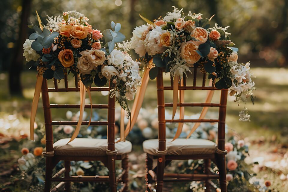 Adobe Stock - Photo d'illustration - Dans l'univers enchanteur des noces, la personnalisation et la décoration des chaises des mariés s'imposent comme un élément essentiel pour sublimer la table d'honneur et témoigner de l'unicité de leur histoire d'amour.