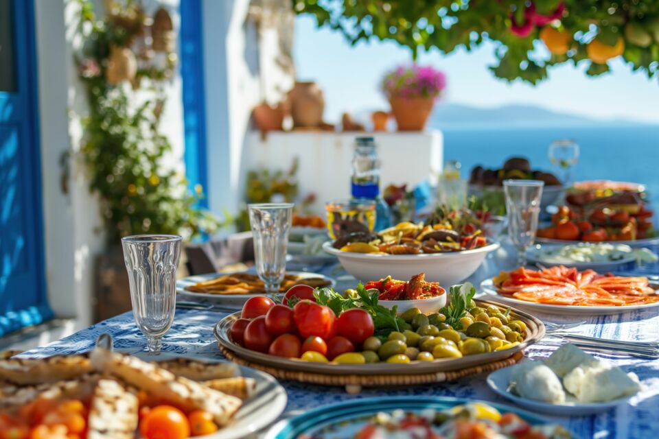 Adobe Stock - Photo d'illustration -  Les mariages grecs, célébrations hautes en couleur, se distinguent par une cuisine riche et variée qui reflète l'héritage culturel du pays.
