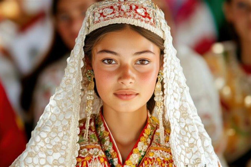 Adobe Stock - Photo d'illustration -&nbsp;Une jeune mariée resplendit dans sa tenue traditionnelle tadjike, ornée de bijoux symboliques et richement décorée, prête à célébrer son mariage dans le respect des coutumes ancestrales.