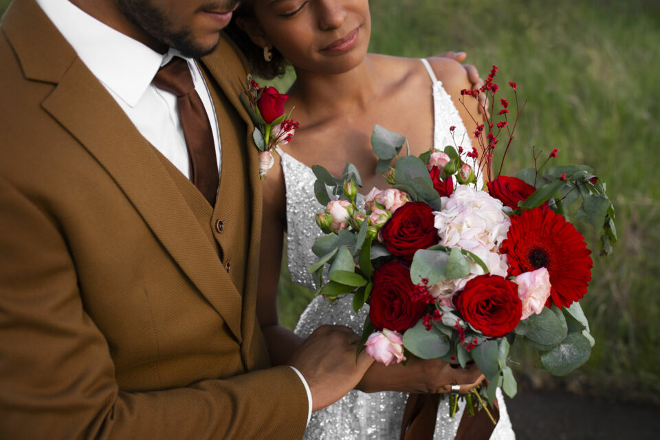 Freepik - Photo d'illustration - Un couple uni dans la beauté des traditions du Burundi, célébrant leur amour au cœur d'une culture riche et authentique.