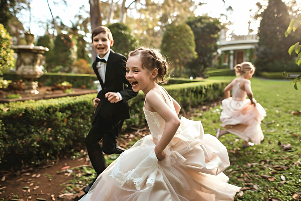 Adobe Stock - Photo d'illustration - En proposant des activités ludiques comme une chasse au trésor, des ateliers de bricolage ou des jeux en plein air, vous permettez aux plus jeunes de s'amuser tout en donnant aux parents l'opportunité de profiter pleinement de votre mariage.