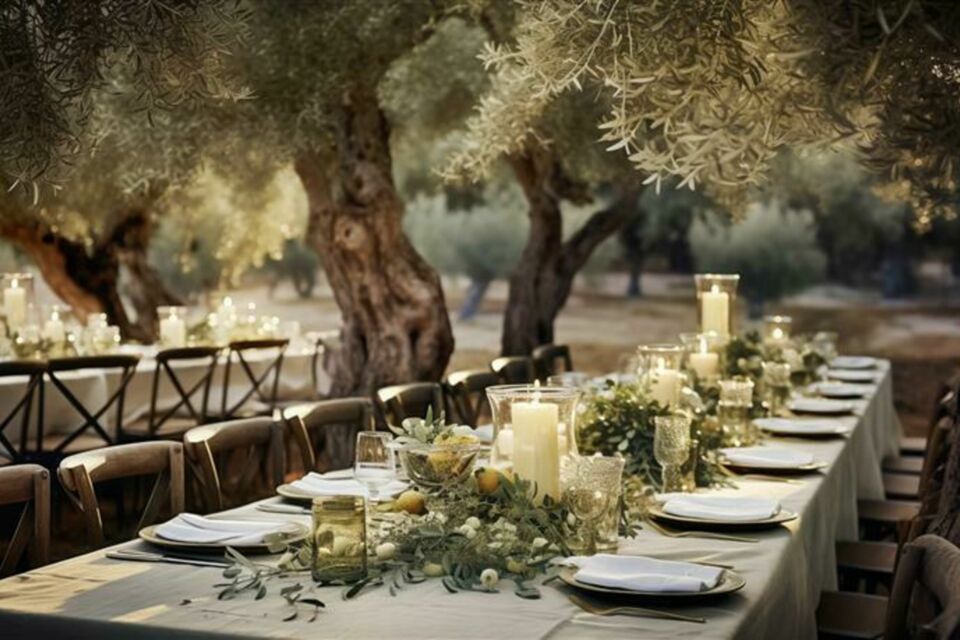 Adobe Stock - Photo d'illustration - Symbole intemporel d'amour et de paix, l'olivier s'invite dans les mariages pour sublimer les décorations, enrichir les rituels et marquer les esprits. 