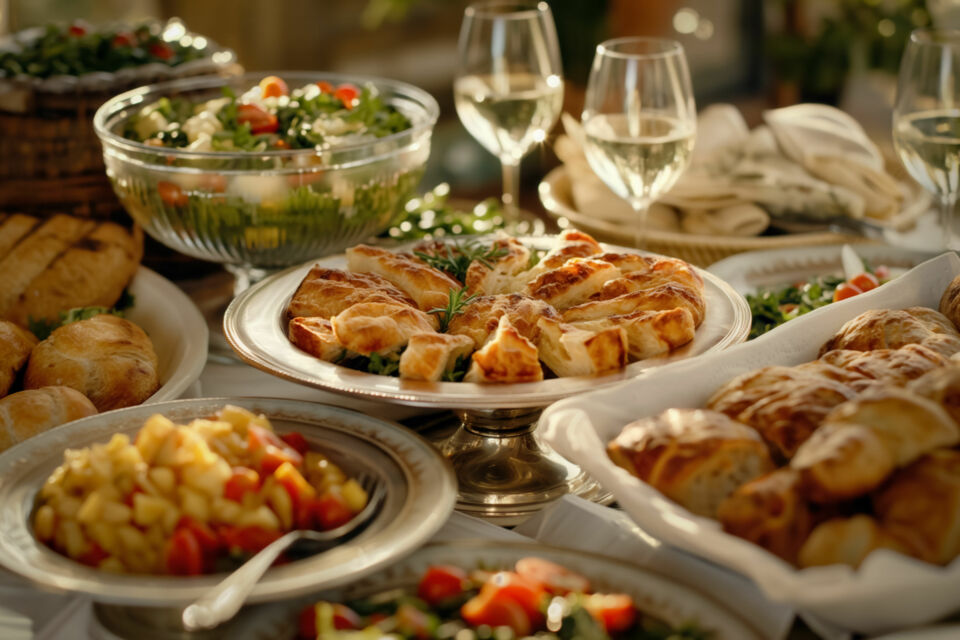 Adobe Stock -  Photo d'illustration - Pour un mariage dans une salle sans cuisine, les plats traditionnels français comme le foie gras, les rillettes, et les quiches lorraines, faciles à préparer à l'avance et à servir froids, s'imposent.
