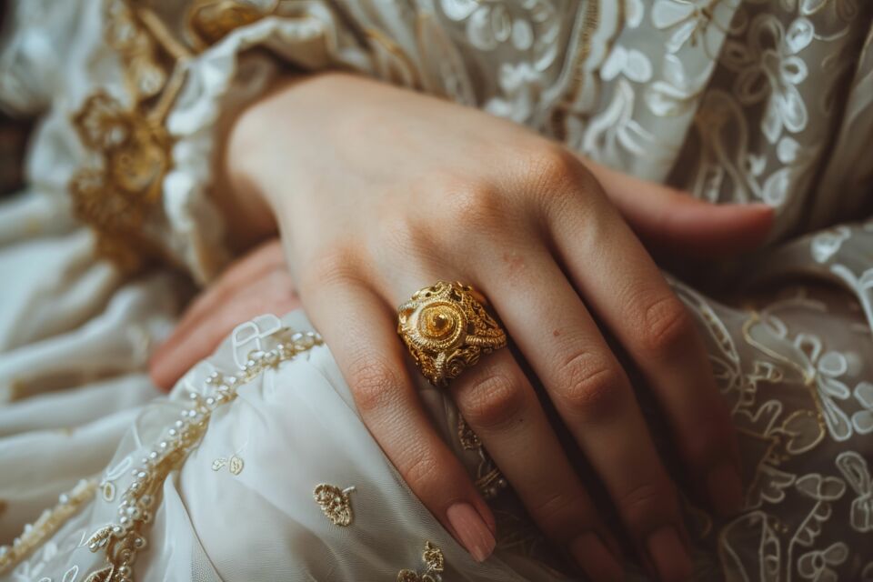 Adobe Stock - Photo d'illustration - La bague boulonnaise, empreinte d'une histoire et d'une symbolique profondes, occupait une place essentielle lors des fiançailles, symbolisant le début d'un engagement solide entre deux familles.