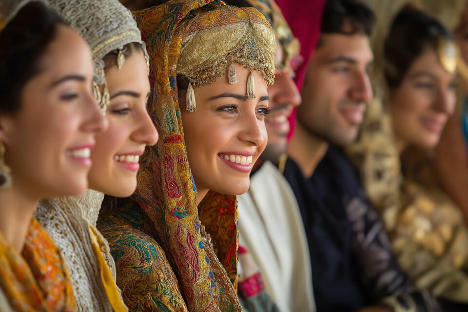 Adobe Stock - Photo d'illustration - Le youyou, cri vibrant de joie, résonne lors des grandes célébrations orientales, symbolisant l’union, la prospérité et la bénédiction pour les mariés et leurs proches.