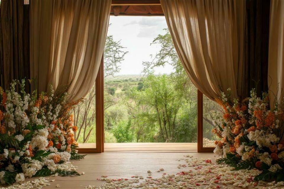 Adobe Stock - Photo d'illustration - Se marier sur le thème de la Tanzanie apporte son lot de couleurs chaudes, avec une ambiance qui évoque le safari et en mettra plein la vue à vos invités.