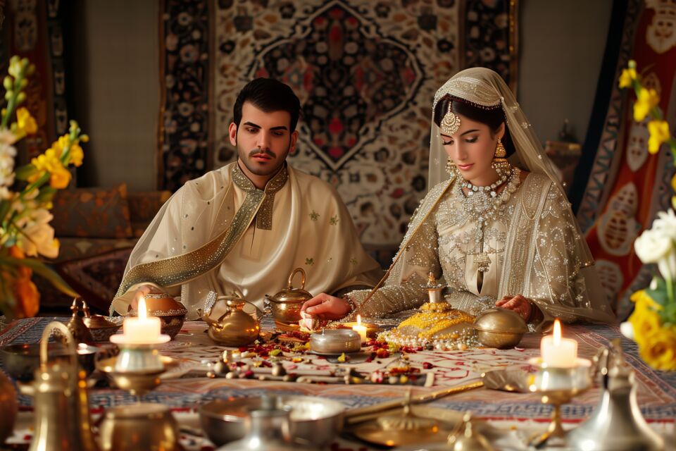 Adobe Stock - Photo d'illustration -  Pays des poètes et des jardins suspendus, l'Iran inspire une réception de mariage où chaque détail reflète la richesse culturelle et les mosaïques persannes.