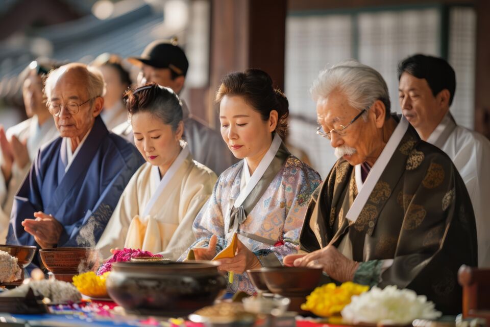 Adobe Stock - Photo d'illustration - Seollal, le Nouvel An lunaire en Corée du Sud, symbolise la fusion parfaite de la tradition et de la convivialité. Chaque année, la famille se réunit pour honorer les ancêtres, préserver les coutumes et renforcer les liens familiaux.