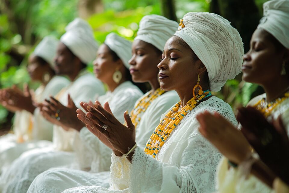 Adobe Stock - Photo d’illustration - Empreints de mysticisme et de traditions ancestrales, Le mariage propre au candomblé, célèbre l'union des âmes à travers des rituels sacrés et des offrandes dédiées aux orixás.