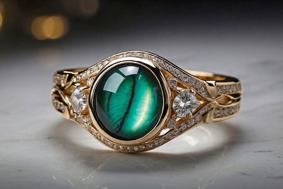 Adobe Stock -  Photo d'illustration -  Des pierres phénomènes comme l'œil de chat, l'alexandrite ou encore le saphir offrent un éclat unique et captivant pour une bague de fiançailles unique.