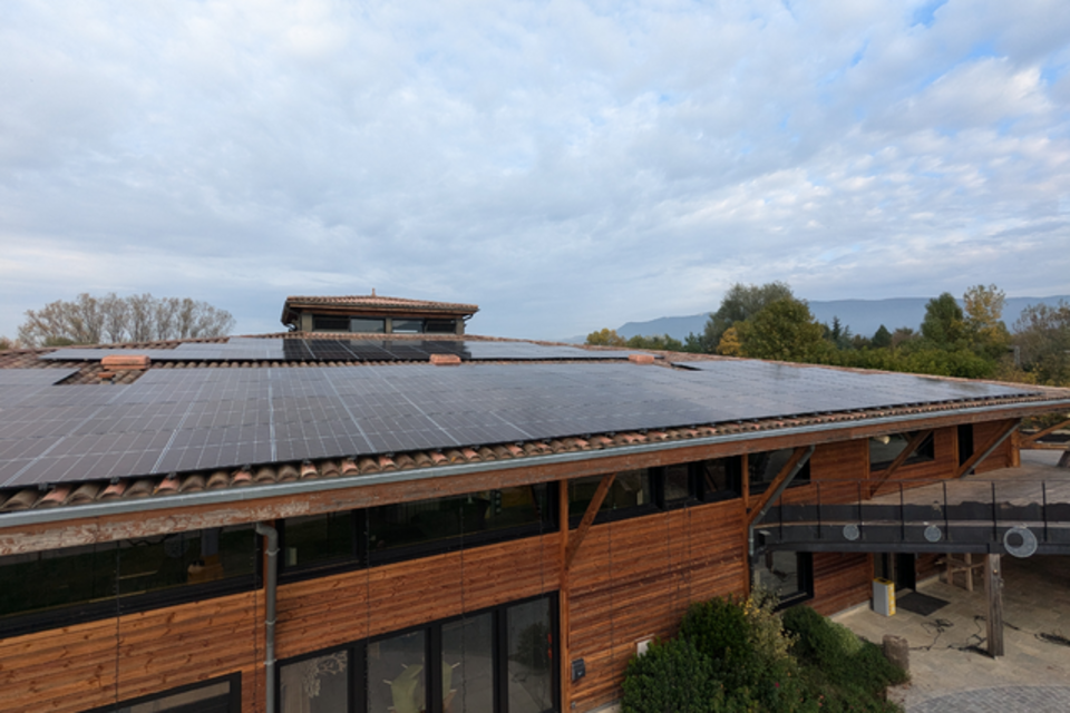 Domaine Valsyo - L'installation photovoltaïque au domaine Valsoyo.
