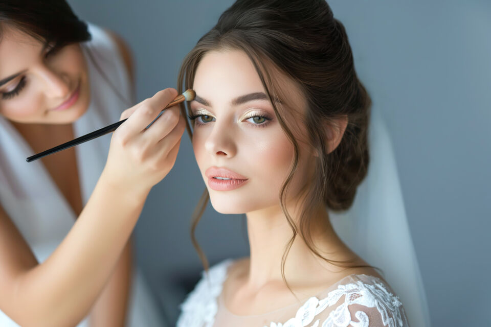 Adobe Stock -  Photo d'illustration -  Pour une mise en beauté parfaite le jour de votre mariage, choisissez un maquilleur ou un coiffeur professionnel près de chez vous ! 