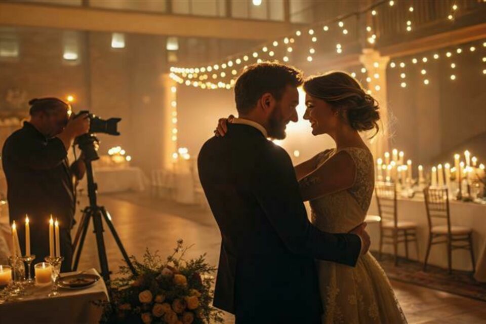 Adobe Stock - Photo d'illustration - Un moment capturé pour l'éternité : le photographe de mariage, témoin privilégié de l'amour des mariés, capture chaque sourire, chaque émotion et chaque instant précieux.