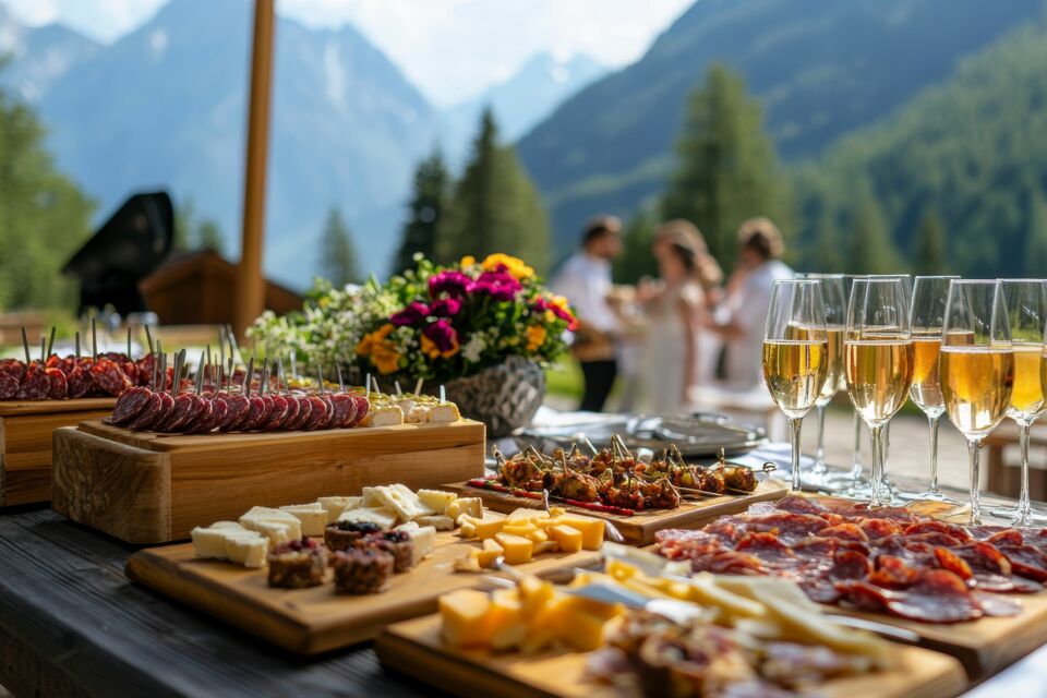 Adobe Stock - Photo d'illustration - Découvrez comment sublimer la charcuterie lors de vos événements : mariages, cocktails et garden-parties, avec des créations raffinées mêlant jambons affinés, terrines artisanales et saucissons d’exception pour une présentation élégante et gourmande.