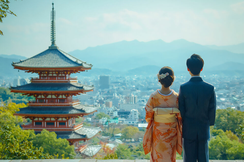 AdobeStock, photo d'illustration :Pour les couples en quête d’une cérémonie unique, poétique et symbolique, le mariage shinto peut être une voie magnifique. Et pour les non-japonais qui y assistent, c’est souvent une plongée culturelle intense, riche en émotion et en valeurs universelles.