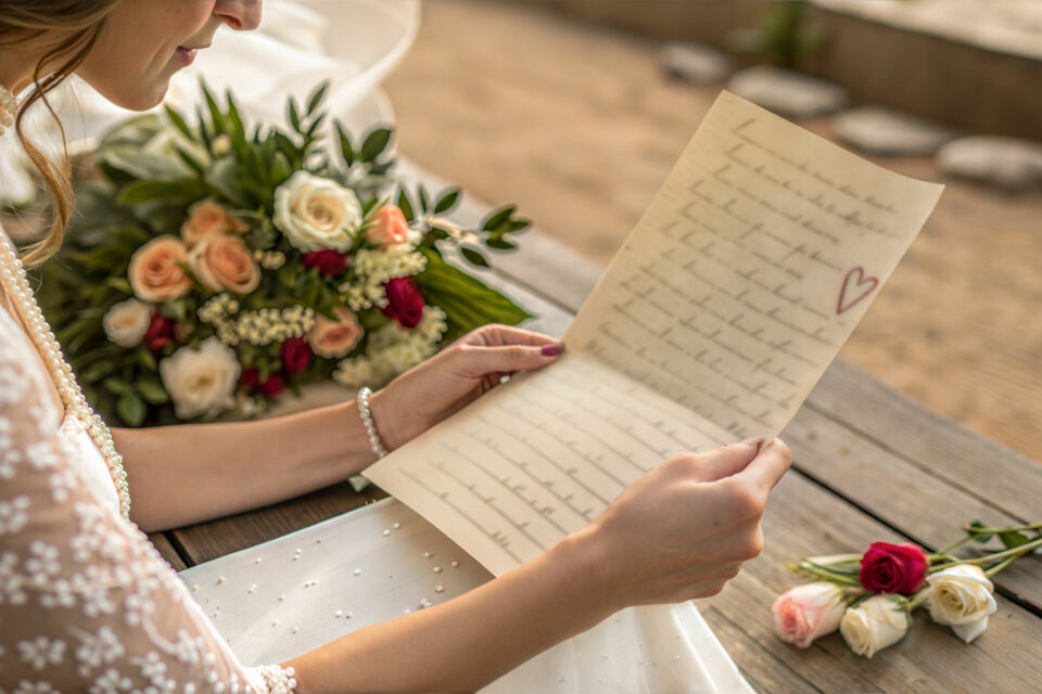 Adobe Stock -&nbsp; Photo d'illustration -&nbsp;&nbsp;Impliquer ses proches dans la rédaction des vœux de mariage permet de créer un moment unique et émouvant, reflétant l’amour et les souvenirs partagés avec ceux qui comptent.