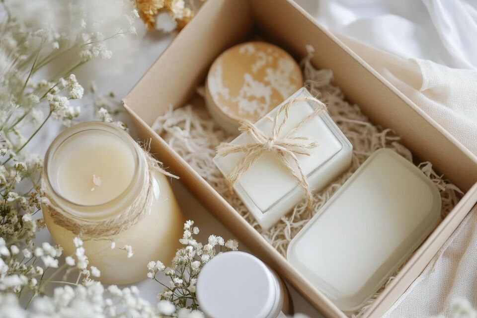 Adobe Stock - Photo d'illustration - Savons et bougies DIY : l’idée cadeau tendance, éco-responsable et pleine d’émotion à offrir à vos invités pour un mariage inoubliable.