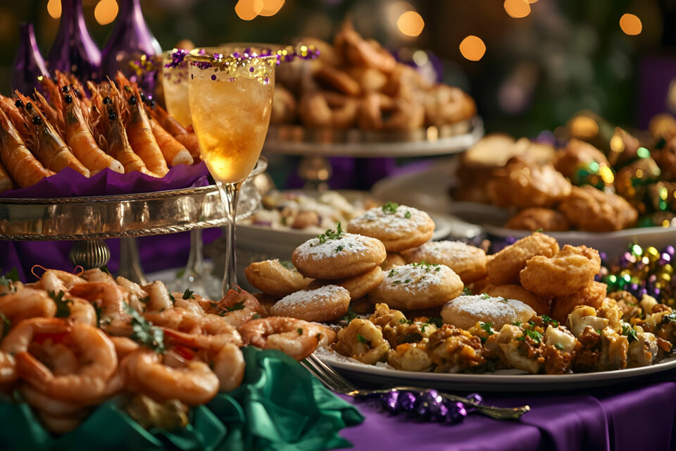 Adobe Stock - Photo d'illustration - Nouvelle-Orléans : saveurs épicées et rythmes jazzy pour un buffet festif et convivial, idéal mariage, réception ou cocktail.