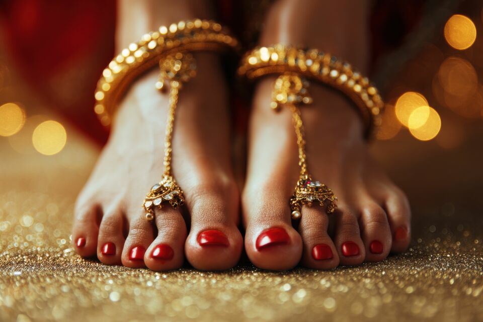 Adobe Stock -  Photo d'illustration -  Bien plus qu’un simple anneau, les bijoux de fiançailles surprenants incluent la bague d’orteil indienne, symbole de tradition et d’élégance, ainsi que des ornements audacieux qui reflètent un amour unique et intemporel. 