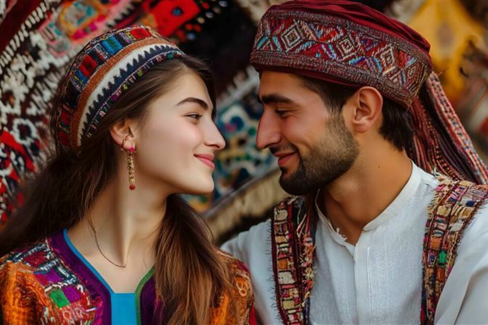 Adobe Stock - Photo d'illustration -&nbsp;Un regard, une promesse, un monde. En habits d’apparat brodés de symboles, ils incarnent la beauté du mariage tadjik — entre tradition, poésie et émotion.