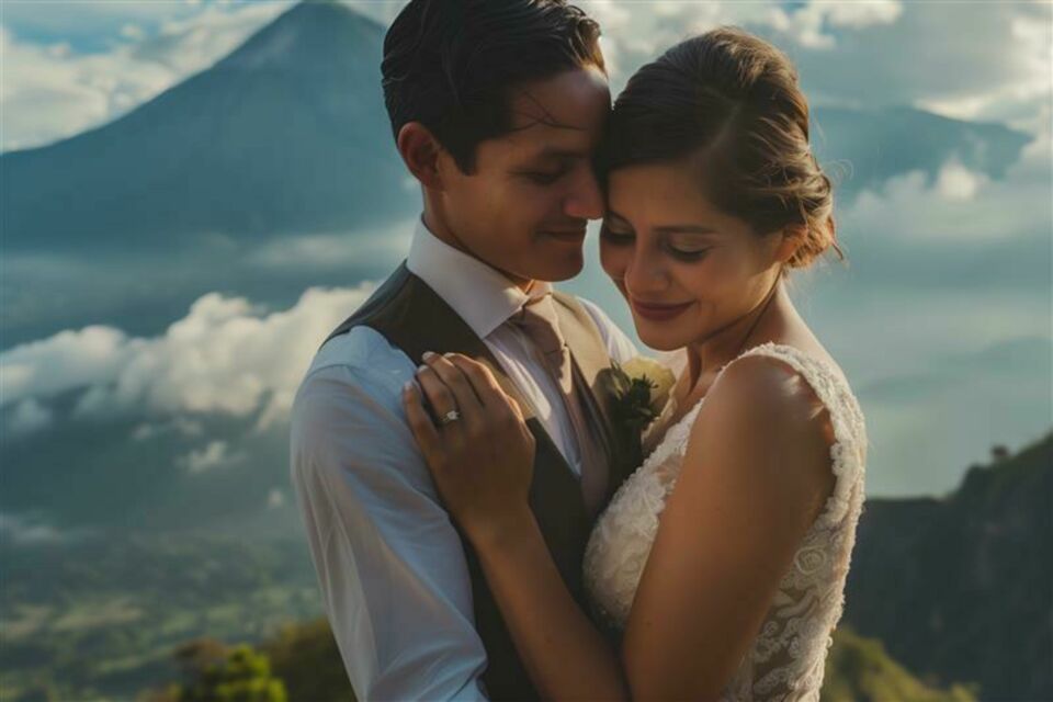 Adobe Stock - Photo d'illustration -&nbsp;Unis sous le ciel du Nicaragua, entre nature luxuriante et rituels ancestraux… Ce couple célèbre son amour au rythme des traditions et des émotions partagées.