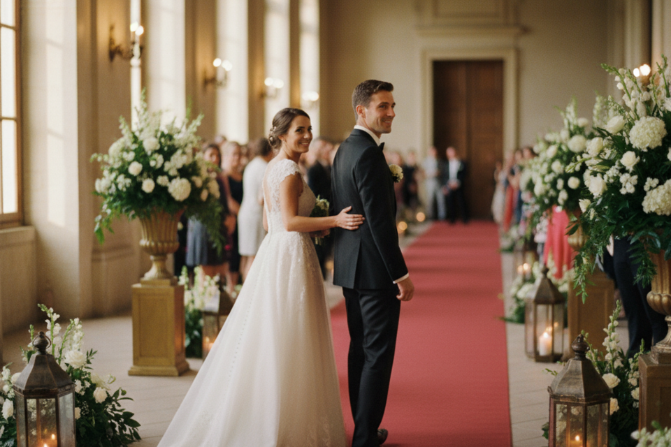 Marcher sur un tapis rouge, main dans la main, sous le regard ému de vos proches : parce que chaque mariage mérite son moment de stars.