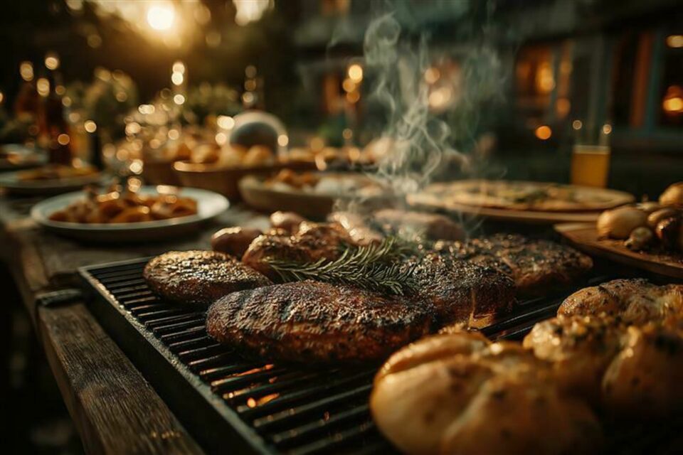 Adobe Stock - Photo d'illustration -&nbsp;

Rôtissoire & plancha : le duo qui fait crépiter les événements d’été. À mi-chemin entre tradition conviviale et cuisine spectacle, ce tandem savoureux réinvente le banquet nuptial en plein air avec générosité, effluves alléchantes et esprit festif.