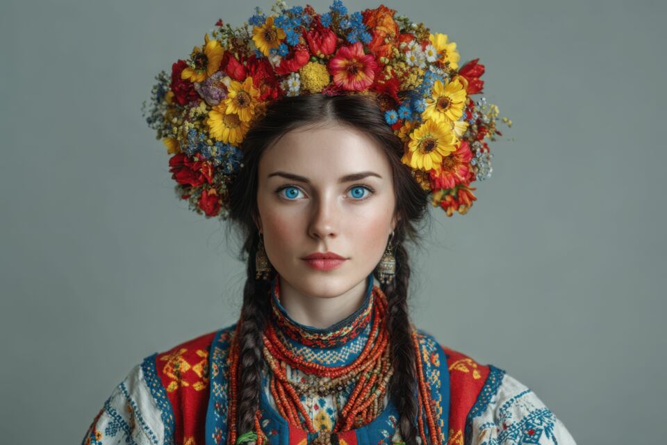 AdobeStock - photo d'illustration :Le vinok n’est pas une simple couronne de fleurs. C’est un héritage qui relie les rites anciens aux cérémonies modernes, une coiffe qui exprime à la fois l’identité et l’amour, la force et la délicatesse.