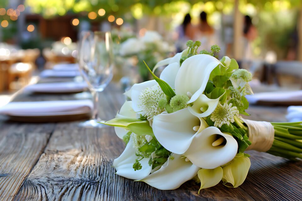 Adobe Stock -&nbsp; Photo d'illustration -&nbsp;&nbsp;Le calla, avec ses lignes épurées et son élégance naturelle, incarne une déco de mariage moderne et raffinée, idéale pour un thème minimaliste, chic et empreint de romantisme contemporain.