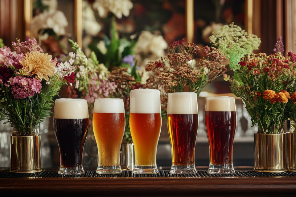 Adobe Stock – Photo d’illustration - Quand la chope devient déco, la bière se transforme en véritable spectacle de fête ! 