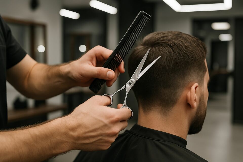 AdobeStock Photo d'illustration :La coupe de cheveux, maîtrisée et prévisible, apparaît comme un point fixe dans un monde mouvant.